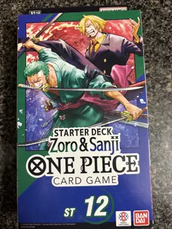 ONE PIECE CARD GAME - ZORO AND SANJI - ST12 STARTER DECK ENGLISH - Image 1