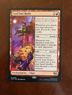 Cool but Rude Teenage Mutant Ninja Turtles Regular Rare Card #89 MTG NM - Image 1
