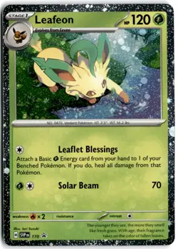 Leafeon - (Cosmos Holo) Promo SV: Scarlet & Violet Promo Cards 170 NM - Image 1