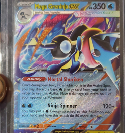 Pokemon Chaos Rising TCG Mega Greninja EX 350 HP Holo Stage 2 English Card - Image 1