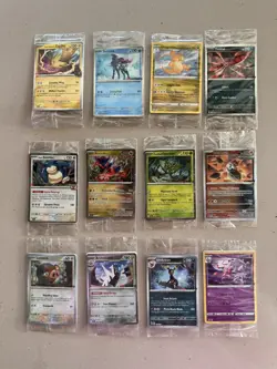 EB Games Stamped Promo Pokemon Cards - Set of 12 - TCG - Sealed - Image 1