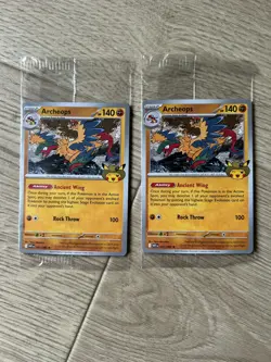 2x Pokemon Archeops Promo Card 051/086 Chicago Fossil Museum Promo - Image 1