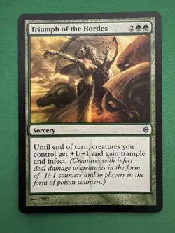 Triumph of the Hordes - New Phyrexia MTG Magic The Gathering - LP - Image 1