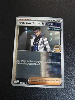 Pokemon TCG - Professor Turo's Scenario, Jirachi Prize Pack & Iron Moth Sealed - Image 1