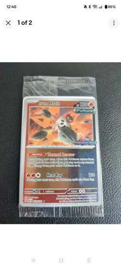 Pokemon TCG - Professor Turo's Scenario, Jirachi Prize Pack & Iron Moth Sealed - Image 5