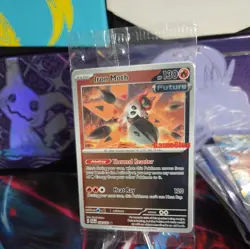 Pokemon SEALED Iron Moth 028/182 Gamestop Exclusive Promo Reverse Holofoil!! - Image 2