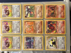 Pokemon Vintage Binder 200+ Base/Neo/Gen 2/Rocket Lot MP Minus -LP+ -NM - Image 5
