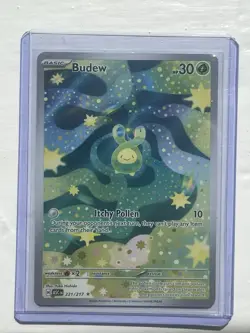 Pokemon TCG Budew 221/217 IR Illustration Rare Ascended Heroes NM Pack Fresh - Image 1