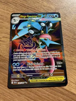 Mega Greninja ex 100/086 | Chaos Rising | NM | Full Art | MEGA | Pokemon TCG - Image 1