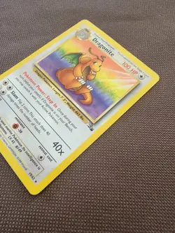 Dragonite 19/62 – Rare Non-Holo – 1999 Pokemon Fossil Set WOTC – Lightly Played - Image 4