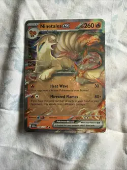 Pokemon TCG Ninetales EX Scarlet & Violet-151 038/165 Holo Double Rare - Image 1