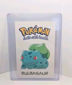 Ultra Rare Bulbasuar #01 Vintage Pokemon 1999 Red/Blue Promo Ungraded Vintage - Image 1
