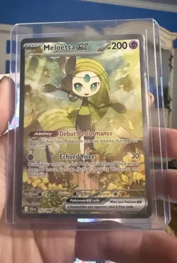 Pokemon TCG Meloetta EX 167/086 Special Illustration Rare Holo Black Bolt - Image 1
