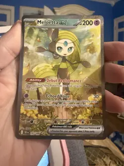 Pokemon TCG Meloetta EX 167/086 Special Illustration Rare Holo Black Bolt - Image 3