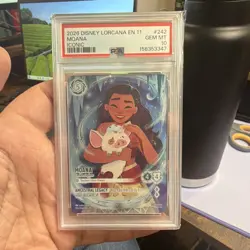 Disney Lorcana Moana-Curious Explorer Iconic PSA 10 242/204 English - Image 1