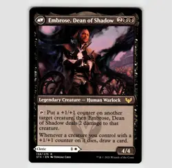 Shaile, Dean of Radiance // Embrose, Dean of Shadow - STX #158 Rare - NM Strixha - Image 2