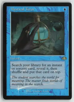 Mystical Tutor (Retro Frame) LP Foil Dominaria Remastered Magic: The Gathering - Image 1