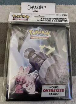 Pokemon TCG Ultra Pro 4 Pocket Portfolio Tinkaton WITH FREE BOOSTER PACK NEW - Image 1
