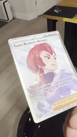 Team Rockets Ariana 237/182 SPECIAL ILLUSTRATION RARE Pokemon Destined Rivals NM - Image 2