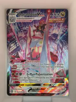 Duraludon VMAX TG21/TG30 Holo Silver Tempest Trainer Gallery Pokemon NM - Image 1