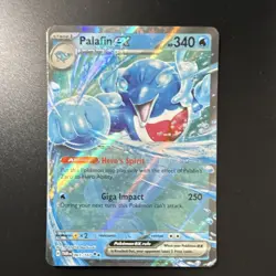 Pokemon Palafin EX 061/167 Twilight Masquerade Double Rare Holo 340 HP - Image 1
