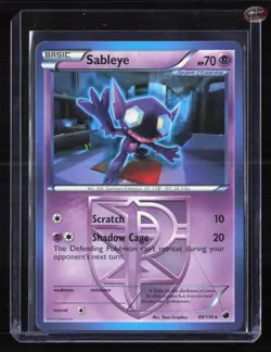 Sableye Black & White Plasma Freeze 49/116 Non-Holo Rare - NM - Image 1