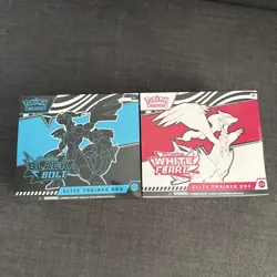 Pokemon TCG Black Bolt White Flare ELITE TRAINER BOX ETB - Sealed Lot of 2 - Image 1