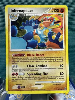 Pokemon TCG Infernape 3/100 Stormfront Holo LP+ - Image 1