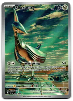 Skarmory 209/191 - 🌊 Surging Sparks Illustration Rare Pokemon TCG 🖤 - LP - Image 1