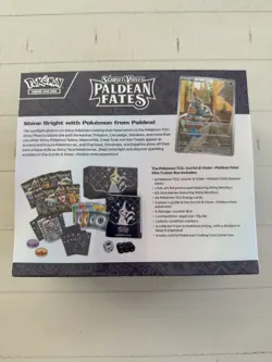Pokemon TCG Scarlet & Violet Paldean Fates ETB Mimikyu SEALED - Image 2
