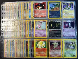Lot of 135 ALL HOLO Vintage Pokemon Card Binder Collection - Image 1