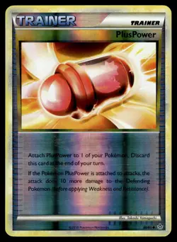 PlusPower 80/95 HGSS Unleashed Reverse Holo Uncommon Pokemon - Image 1