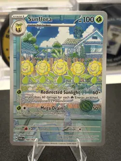 Sunflora - 169/167 Twilight Masquerade Illustration Rare Pokemon - NM/MINT - Image 1