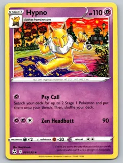 Hypno 061/195 Uncommon Silver Tempest Pokemon Near Mint - Image 1