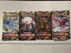 Pokemon Lost Origin Pack Art Set / 4x Factory Sealed Booster Packs - Image 1