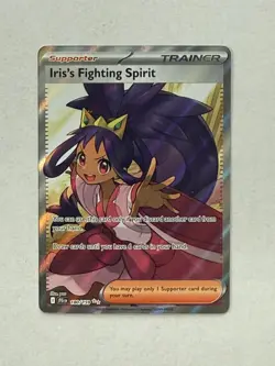 Iris's Fighting Spirit 180/159 Ultra Rare Journey Together Pokemon Near Mint - Image 1