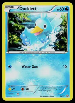 Pokemon Black and White Promos BW17 Ducklett - Image 1