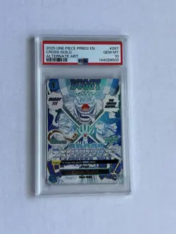 One Piece Card Game TCG PRB02 Cross Guild OP09-057 Alt Art English PSA 10 - Image 1