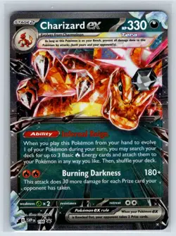 Charizard ex 196 Sv: Scarlet & Violet Promo Cards Holo NM - Image 1