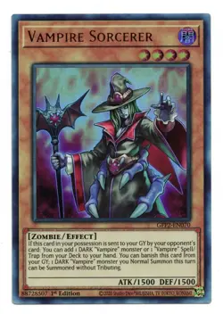 Yu-Gi-Oh Card: Vampire Sorcerer GFP2-EN070 Ultra Rare 1st Edition! NM - Image 1