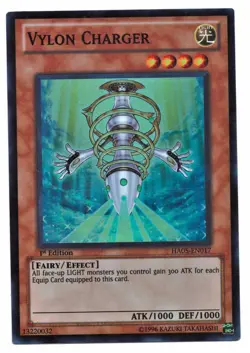 YuGiOh Card: Vylon Charger HA05-EN017 SUPER RARE 1st Edition! NM - Image 1