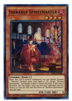 Yu-Gi-Oh Card: Shiranui Spiritmaster HISU-EN048 Super Rare 1st Edition! NM - Image 1