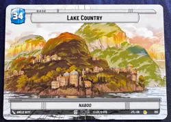 Star Wars Unlimited Jump To Lightspeed Rare HYPERSPACE Lake Country Base Card - Image 1