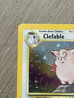 Pokemon TCG Clefable Jungle 1/64 Holo Unlimited Holo Rare NM- Wotc Vtg Card ! - Image 4