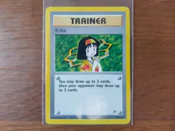 Pokemon Gym Heroes - Job lot of 10 Erika cards - Image 4