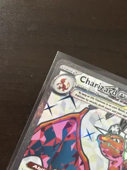 Charizard 004/102 Base Set Holo Rare Stage 2 Pokemon Card English - Image 3