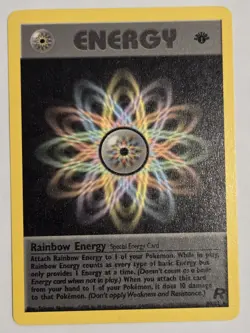 Pokemon TCG Team Rocket Rainbow Energy 1st ed. card #80 - Image 1