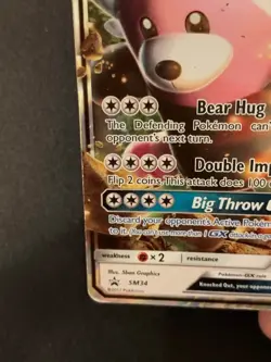Bewear GX - SM34 - Holo - Black Star Promo - Sun and Moon - Pokemon Card - MP - Image 4