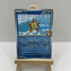 046/182 MISTY'S STARYU REVERSE HOLO DESTINED RIVALS POKEMON CARD - NM - Image 1