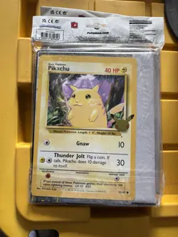 Pokemon First Partner Collector's Binder 30 Card Oversized Pikachu Promo - Image 2